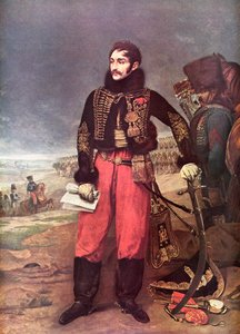 Porträtt av Antoine-Charles-Louis, Comte de Lasalle av Baron Antoine Jean (after) Gros