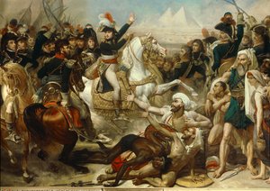 Kampanj (expedition) i Egypten (1798-1801): Napoleon Bonaparte förföljer armén före slaget vid pyramiderna, 21 juli