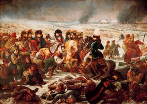 Napoleon I på slagfältet vid Eylau den 9/02/1807. 1808 (olja på duk)