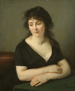 Porträtt av Madame Bruyere av Baron Antoine Jean Gros
