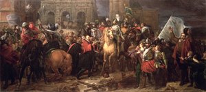 Henri IV:s intåg i Paris, 22 mars 1594 (målad 1817) av Baron François Pascal Simon Gérard
