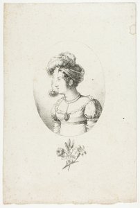 Porträtt av hertiginnan de Berry av Baron François Pascal Simon Gérard