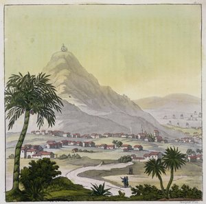 En vy av församlingen Lima, Peru, från 