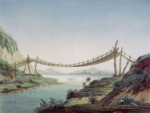 Repbro nära Penipe, korsar floden Chambo, Mexiko, 1810