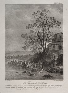 Spansk kampanj: Myrarna i Valderas, provinsen Leon av Baron Louis Albert Guillain Bacler d