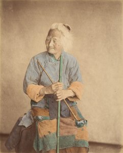 Gammal tiggare, 1870-tal.