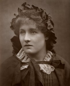 Den brittiska skådespelerskan Mary Rorke i The Harbour Lights, 1886 av Barraud