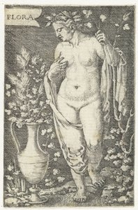 Flora (titel på objekt) av Barthel Beham