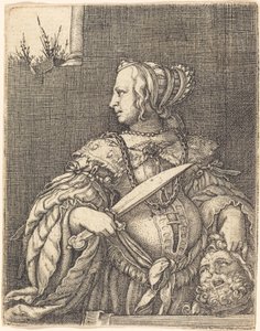 Judith med huvudet av Holofernes av Barthel Beham