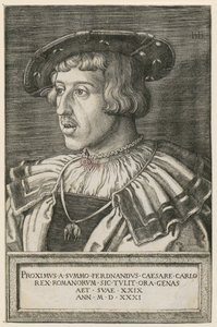 Porträtt av kung Ferdinand I av Barthel Beham