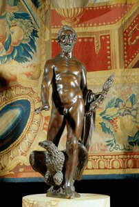 Franska kungen Henri IV som Jupiter, brons 1600-1610 ...