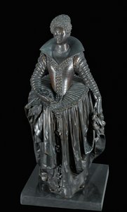 Marie de Medici. Brons ...