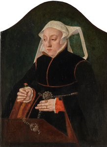 Kvinnligt porträtt. av Bartholomäus Bruyn