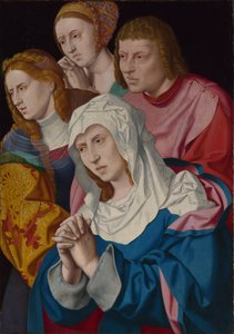 Jungfrun, Sankt Johannes, Sankta Maria Magdalena och en helig kvinna, c.1535