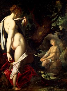 Hermafroditus och Salamace, av Bartholomaeus Spranger (1546-1611)