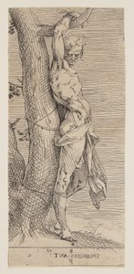 Sankt Sebastian av Bartholomaeus Spranger