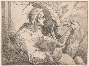 S:t Johannes Evangelisten av Bartholomaeus Spranger