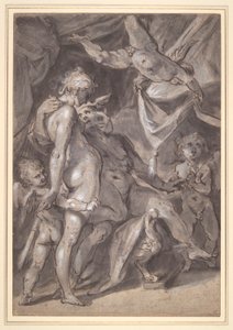 Venus och Merkurius av Bartholomaeus Spranger