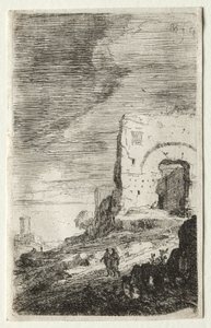 Caracalla-baden av Bartholomeus Breenberg