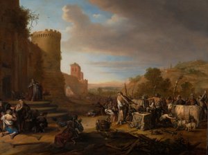 De heliga Paulus och Barnabas i Lystra (Offret i Lystra)