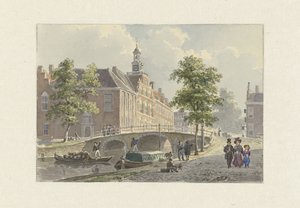 Spui i Haag, blickar söderut