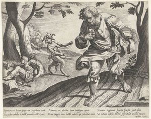 Liknelse om ogräset bland vetet av Bartholomeus Willemsz. Dolendo (attributed to)