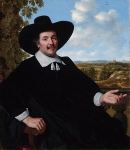 Porträtt av Lucas van Beeck (ca 1602-1657) (troligen)