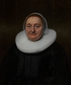 Porträtt av en kvinna av Bartholomeus van der Helst