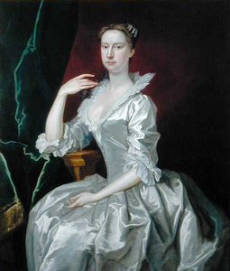Porträtt av Elizabeth Ingram (olja på duk)