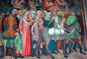Fresk i San Gimignano, 1300-talet