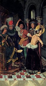 The flagellation of Saint Engratia, ca 1475