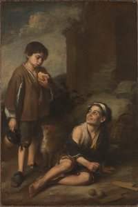 Två bondpojkar av Bartolomé Esteban Murillo
