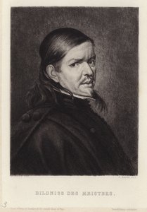Porträtt av Bartolome Esteban Murillo av Bartolomé Esteban Murillo