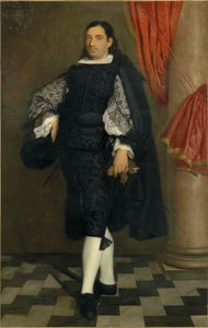 Porträtt av en herre, 34 år, troligen medlem av familjen Ostigliani av Bartolomé Esteban Murillo