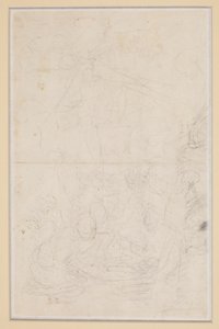 Skiss för födseln av Bartolomé Esteban Murillo