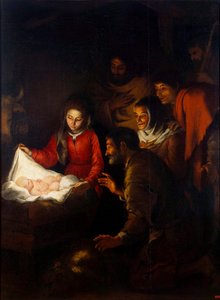 Herdarnas tillbedjan, c1650. av Bartolomé Esteban Murillo
