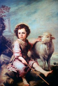 Den gode herden, c1650 av Bartolomé Esteban Murillo