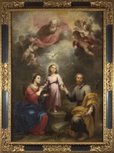 De himmelska och jordiska treenigheterna Pedroso Murillo, ca. 1680
