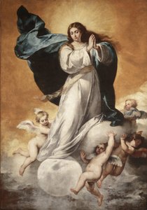 Jungfruns obefläckade avlelse, 1650. av Bartolomé Esteban Murillo