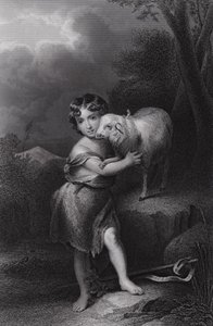 Spädbarnet St John av Bartolomé Esteban Murillo