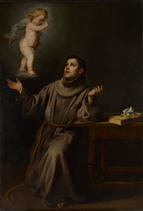 Visionen av den helige Antonius av Padua, 1652. av Bartolomé Esteban Murillo