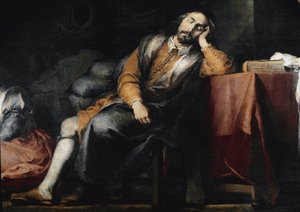 Historien om grundandet av Santa Maria Maggiore i Rom: drömmen om patriciern av Bartolomé Esteban Murillo