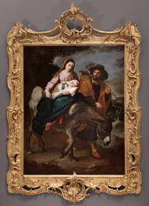 Flygningen till Egypten, ca 1647-50 (olja på duk) av Bartolomé Esteban Murillo