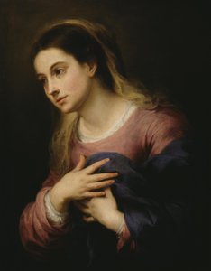 Bebådelsens jungfru av Bartolomé Esteban Murillo
