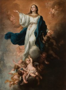 The Walpole Immaculate Conception, ca 1680 (olja på duk) av Bartolomé Esteban Murillo