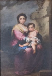 Den ammande Madonnan av Bartolomé Esteban Murillo
