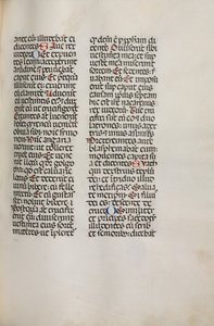 Missale: Fol. 121: innehåller musik för Hely Hely Lama etc. inom St. Mattion Passion, 1469.