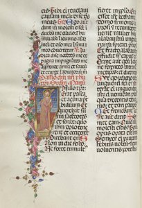 Missale: Fol. 124v: Kristus håller korset, 1469.