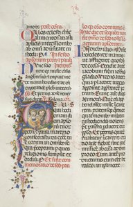 Missale: Fol. 290v: De heliga Peter och Paulus, 1469. av Bartolomeo Caporali