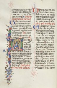 Missale: Fol. 322v: Jungfrun bland apostlarna och de heliga, 1469. av Bartolomeo Caporali